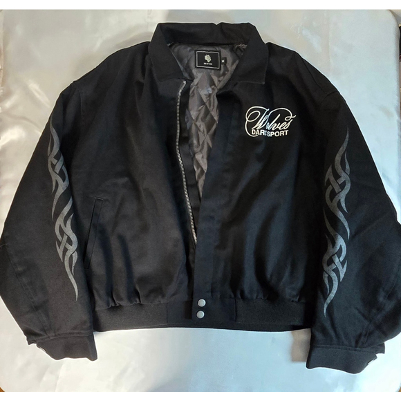 Darc Sport Other - Darc Sport Finite Future Bloodline Moe Embroidered Canvas Full Zip Jacket Medium